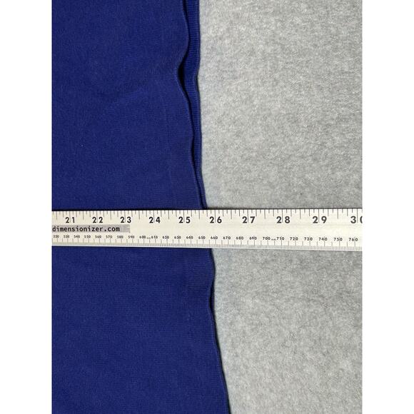 Polo Ralph Lauren Sweater Mens M Blue Estate Rib 1/4 Zip Pullover Sweatshirt - Picture 5 of 10